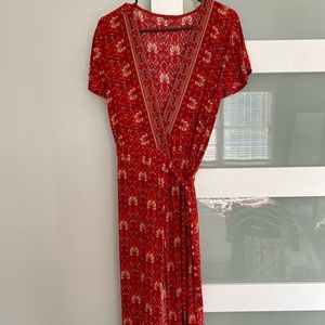 Long Wrap Dress